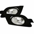 Overtime OEM Fog Lights for 01 to 03 Honda Civic- Clear - 10 x 10 x 12 in. OV3190183